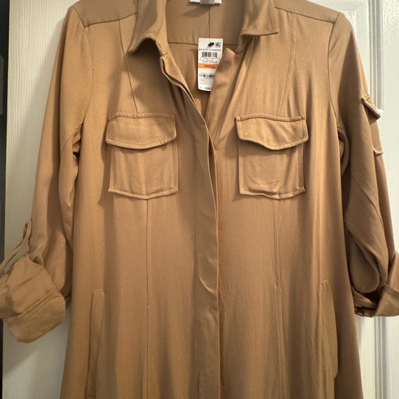 Bar III button front closure dress. Size Small - Picture 3 of 7